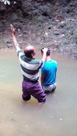 Baptism on the Church Village